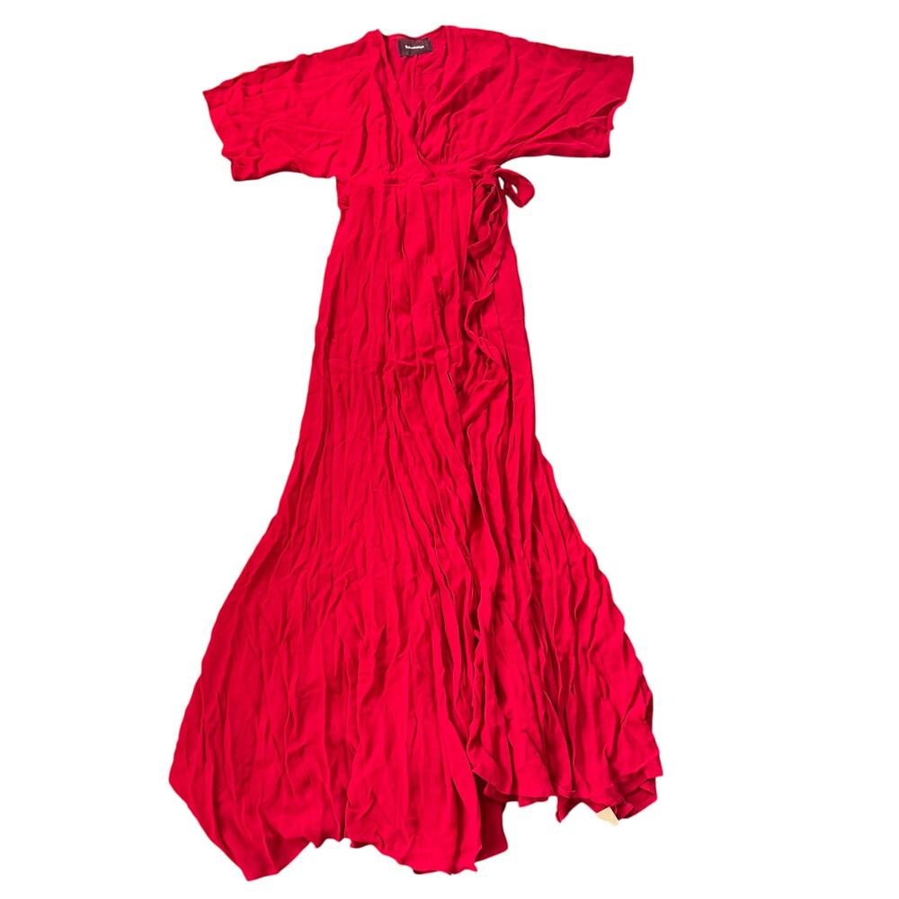 NEW Reformation Winslow Dress Lipstick Red